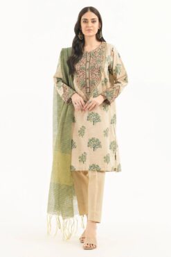 Lime-lite new summer collection with Lawn dupatta