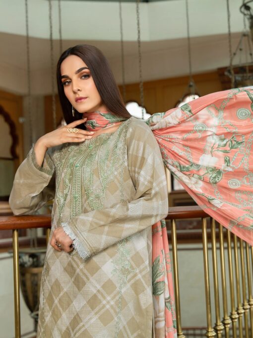 Lime-lite new summer collection with Chiffon dupatta