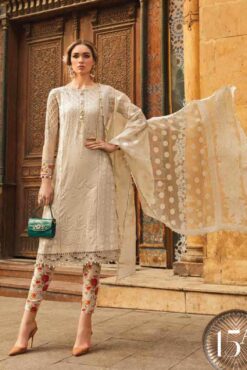 Maria-B new summer collection with Chiffon dupatta