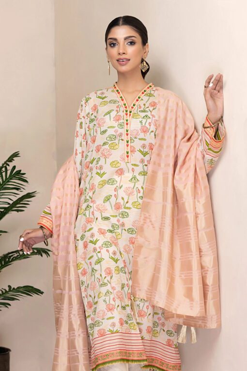 Lakhany new summer collection with Monaar digital dupatta