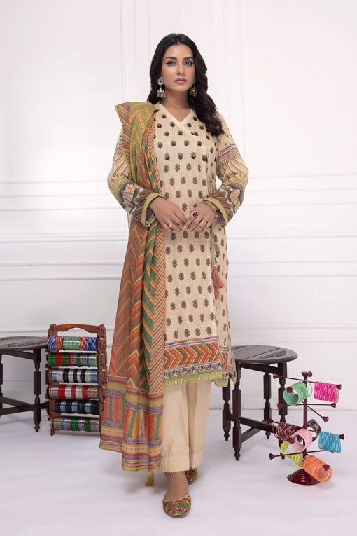 Lakhany new summer collection with Monaar digital dupatta