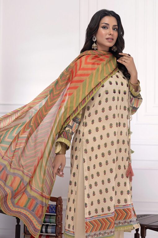 Lakhany new summer collection with Monaar digital dupatta