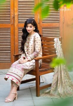 Asim jofa new summer collection with Chiffon dupatta