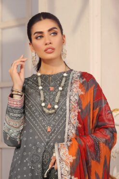 Lakhany new summer collection with Monaar digital dupatta