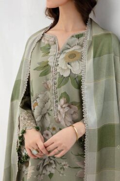 Baroque summer lawn collection with lawn dupatta