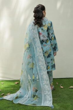 Baroque summer lawn collection with lawn dupatta