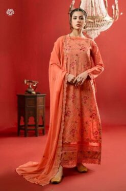 Bareeze new arrival summer lawn collection with chiffon dupatta