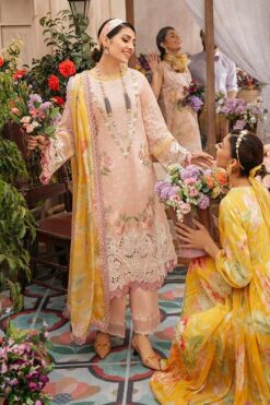 Mushq summer lawn collection with lawn dupatta